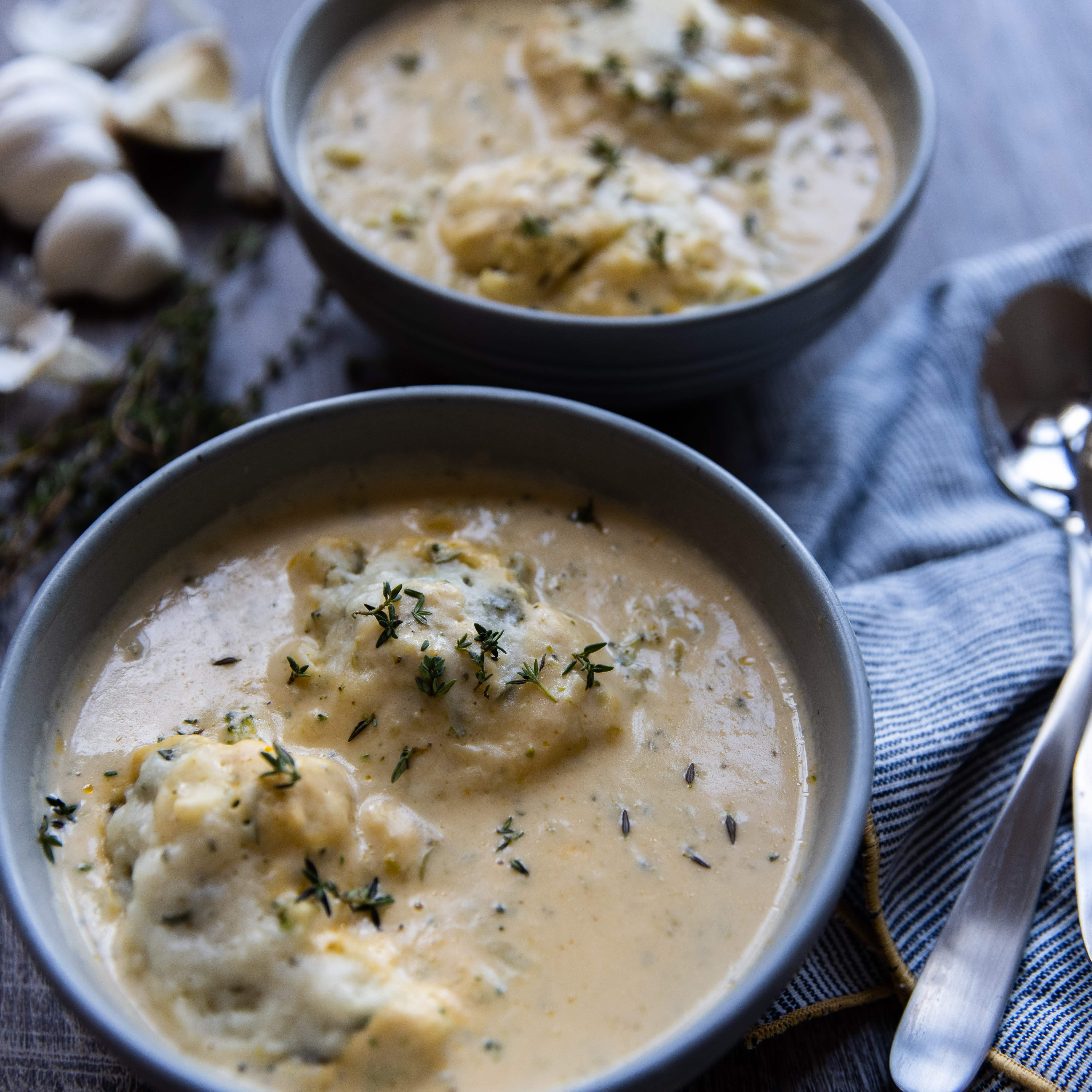 One Pot Soup & Dumplings Flourish High Fiber Flour